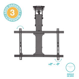 Holmios Support de plafond motorisé pour TV 32-70 pouces Noir