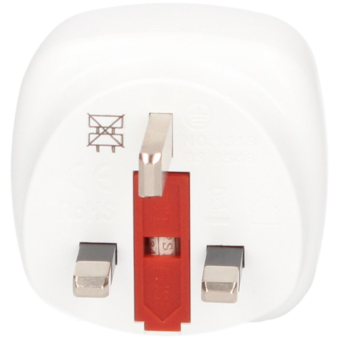 GSC Evolution Adaptateur de prise anglais vers européen 4,8mm GSC Evolution Adaptateur de prise anglais vers européen 4,8mm