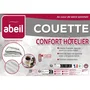 Abeil Couette chaude Confort Hôtelier en microfibre noire 240 x 260 cm