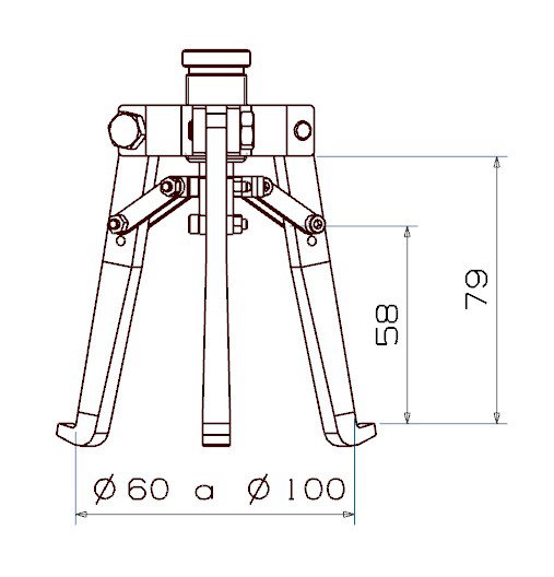Forza Extracteur intérieur/extérieur série 4702 avec barre d'impact 1 kg Forza Extracteur intérieur/extérieur série 4702 avec barre d'impact 1 kg