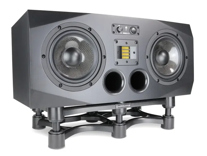 IsoAcoustics ISO-430 Support d'isolation pour moniteurs de studio, 430 mm, jusqu'à 45 kg, 1 unité