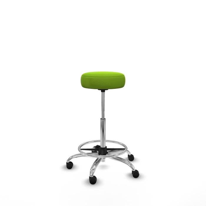 Tabouret Tolosa Pivotant Cuir écologique Non applicable Maille Vert pistache Structure chromée Sans accoudoirs Sans appui-tête Roulettes pour moquette Tabouret Tolosa Pivotant Cuir écologique Non applicable Maille Vert pistache Structure chromée Sans accoudoirs Sans appui-tête Roulettes pour moquette