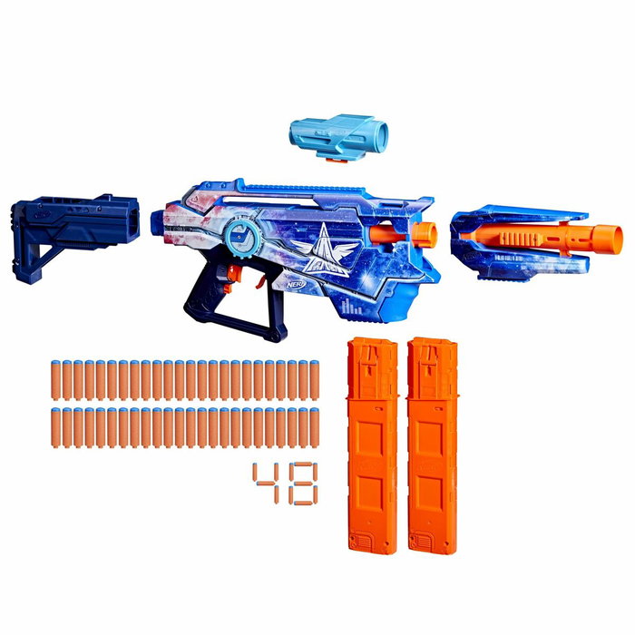 Nerf Loadout Galactic Commander, Blaster Motorisé avec 48 Fléchettes N1 et 3 Accessoires