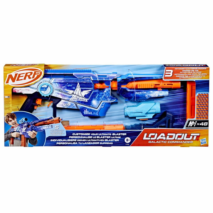 Nerf Loadout Galactic Commander, Blaster Motorisé avec 48 Fléchettes N1 et 3 Accessoires