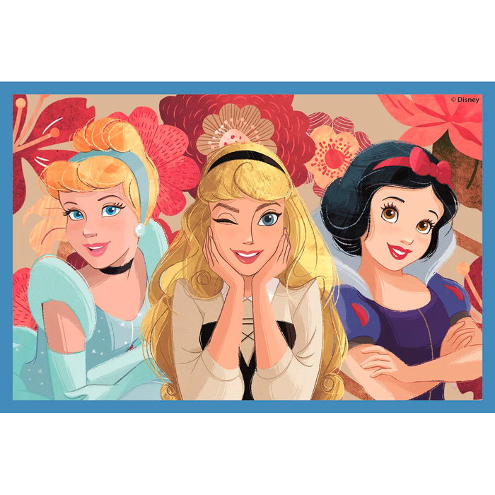 Clementoni Disney - 6 Cubes à Assembler - Princesses Disney - Puzzle - Jeu de Construction - À partir de 2 ans - Réf. 40660