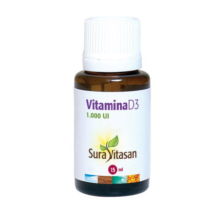 SURA VITASAN Vitamina D3 1 000 UI liquide 15 ml SURA VITASAN Vitamina D3 1 000 UI liquide 15 ml
