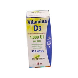 SURA VITASAN Vitamina D3 1 000 UI liquide 15 ml