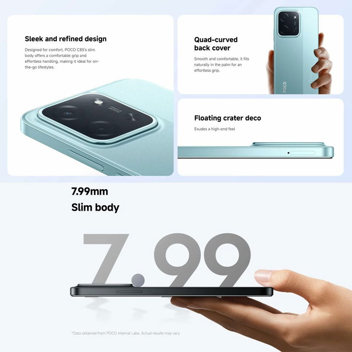 Smartphone Poco C85 6,9" Octa Core 6 GB RAM 128 GB Vert Smartphone Poco C85 6,9" Octa Core 6 GB RAM 128 GB Vert