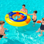 Bestway 52566 Jeu Flottant Gonflable Lancer de Disques 140 cm +3 Ans Piscine