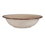 Vessia Assiette Creuse Gres Terre Cuite Avec Bord 20,5 cm Gris - Compatible Lave-Vaisselle (Set de 24)