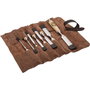 Kirschen Jeu de 8 ciseaux à bois Firmer avec sac en cuir