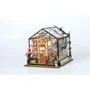 Book Nook Kit DIY Maquette 3D Serre Fleurie Green Nook 20 x 18 x 19 cm