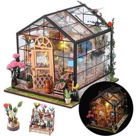 Book Nook - Kit DIY Maquette 3D Serre Fleurie Green Nook