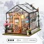 Book Nook Kit DIY Maquette 3D Serre Fleurie Green Nook 20 x 18 x 19 cm
