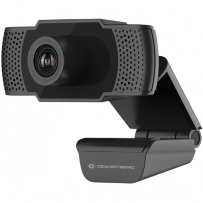 Conceptronic Amdis01B Webcam Full HD 1080P USB avec microphone Conceptronic Amdis01B Webcam Full HD 1080P USB avec microphone