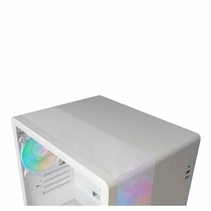 Boîtier ATX semi-tour Mars Gaming MC400W Blanc Noir Boîtier ATX semi-tour Mars Gaming MC400W Blanc Noir