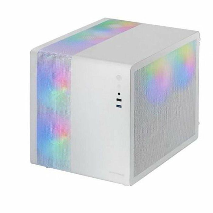 Boîtier ATX semi-tour Mars Gaming MC400W Blanc Noir Boîtier ATX semi-tour Mars Gaming MC400W Blanc Noir