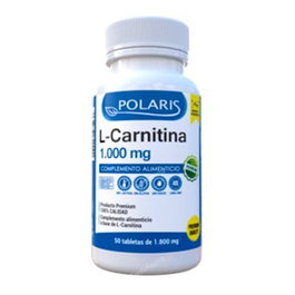 POLARIS L-Carnitine 1000 Mg 50 Comprimés Complément Alimentaire Perte de Poids