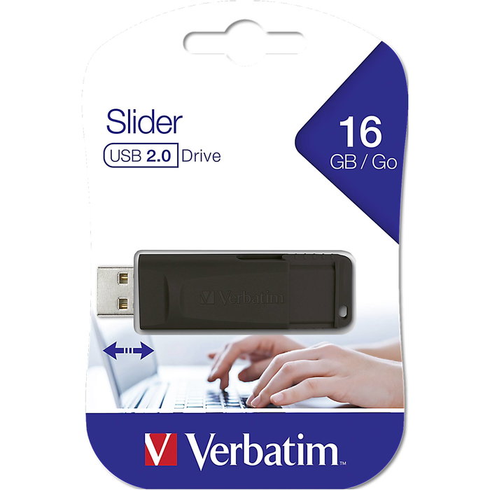 Verbatim Store 'n' Go Slider 16 Go Noir