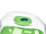 Leknes Récipient de Conservation Avocat 12,8x10,2x7 cm Plastique Vert Transparent (Set de 36)