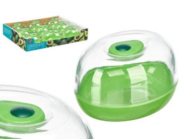Leknes Récipient de Conservation Avocat 12,8x10,2x7 cm Plastique Vert Transparent (Set de 36)