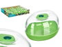 Leknes Récipient de Conservation Avocat 12,8x10,2x7 cm Plastique Vert Transparent (Set de 36)