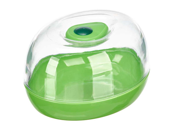 Leknes Récipient de Conservation Avocat 12,8x10,2x7 cm Plastique Vert Transparent (Set de 36)