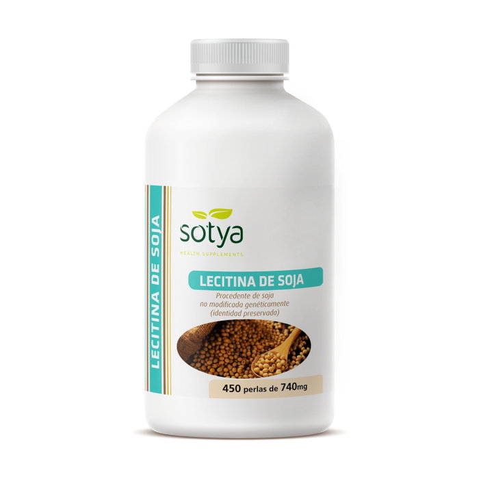 SOTYA Lecitina de Soja 450 perles de 740mg SOTYA Lecitina de Soja 450 perles de 740mg