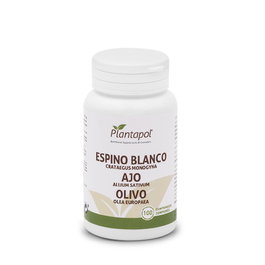 PLANTAPOL Espino Blanco, Ajo, Olivo, FOS 100 comprimés