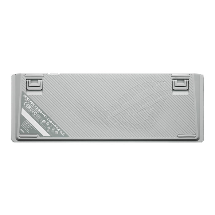 Asus ROG Falchion RX Low Profile 90MP03EC-BKSA10 Clavier Gamer Compact Sans Fil 65% Interrupteurs Optiques Blanc