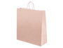 Pincello Sac en Papier Rose Palo Medium 32x50 cm avec Code à Barres Imprimé (Set de 100)