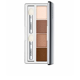 Clinique Shadow Fard à Paupières Compact 4 Couleurs 4.8g, Maquillage Yeux Longue Tenue