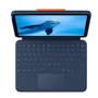 Logitech 920-011182 Coque Clavier Rugged Combo 4 Touch pour iPad - Bleu