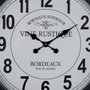 BigBuy Home Horloge Murale Blanc Noir Fer 70 x 70 x 6,5 cm