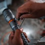 Nebo Lampe torche LED rechargeable Davinci 8000 - 8000 lumens, zoom 4x, powerbank USB, étanche IP67, noir/orange