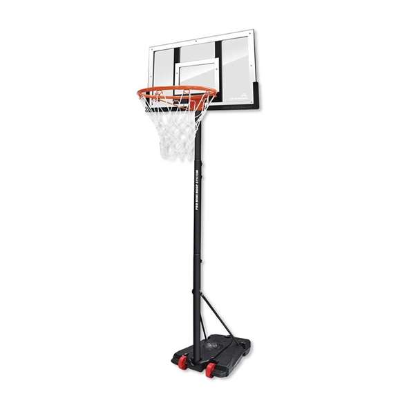 JugaToys Canasta de baloncesto avec pied, ballon gonflable et gonfleur