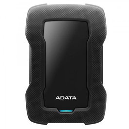 ADATA HD330 Disque dur externe portable robuste 1 To USB 3.1, avec protection anti-choc et chiffrement AES 256-bit - Noir, Rouge, Bleu