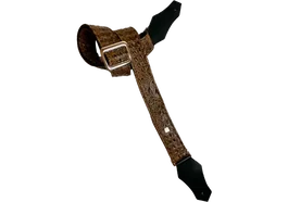 GETM Sangle pour Guitare et Basse Aussie Gator Mocha Brown