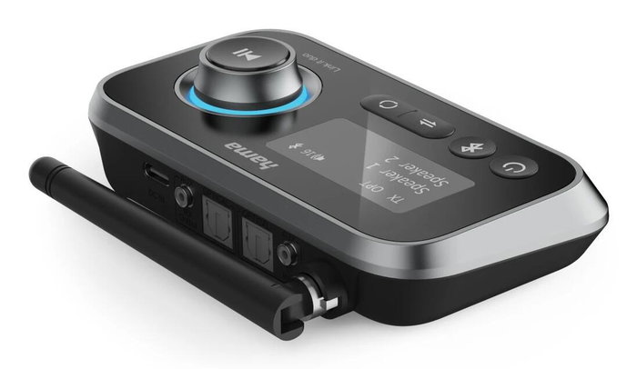 Hama Link.it duo Adaptateur Bluetooth Noir