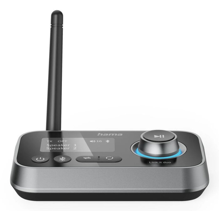 Hama Link.it duo Adaptateur Bluetooth Noir