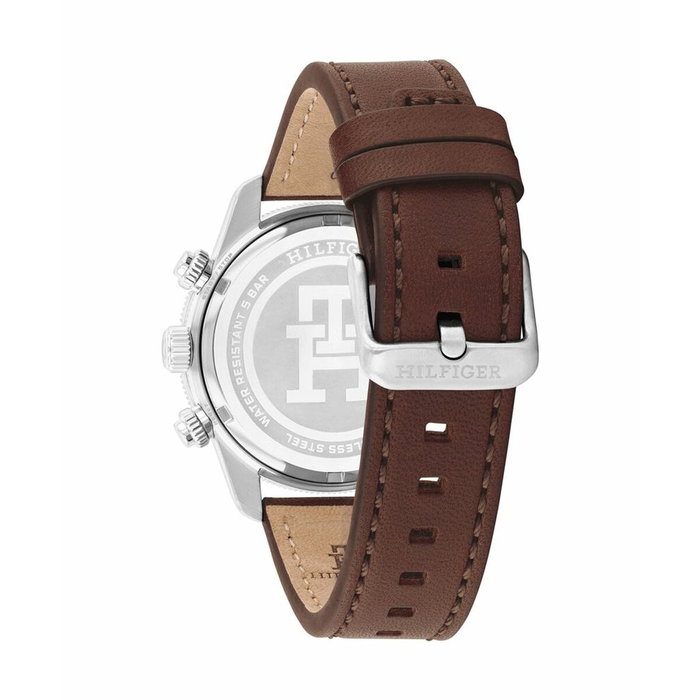 Tommy Hilfiger 1792166 - Montre Homme en Cuir Marron