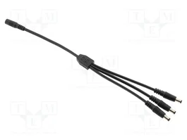 ESPE Câble d'alimentation DC 3 prises x DC 5,5/2,1 et 1 socle