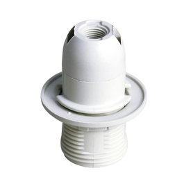 GSC Evolution Porte-lampe en thermoplastique semi-roscable E14 blanc