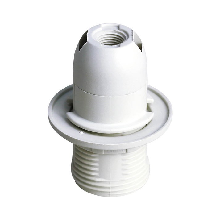 GSC Evolution Porte-lampe en thermoplastique semi-roscable E14 blanc GSC Evolution Porte-lampe en thermoplastique semi-roscable E14 blanc
