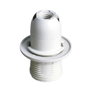 GSC Evolution Porte-lampe en thermoplastique semi-roscable E14 blanc