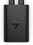 HP Chargeur 65 W GaN USB-C Double Port Compatible Ordinateur Portable et Appareils Mobiles