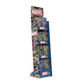 Hasbro Présentoir Marvel Retro 48 Figurines - Collection Iron Man, Hulk, Spider-Man, Captain America, Black Panther
