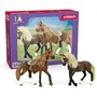 Schleich 42738 Horse Club - Mes Premiers chevaux Paso Péruvien, Figurines de 2 chevaux, Jouet éducatif dès 5 ans