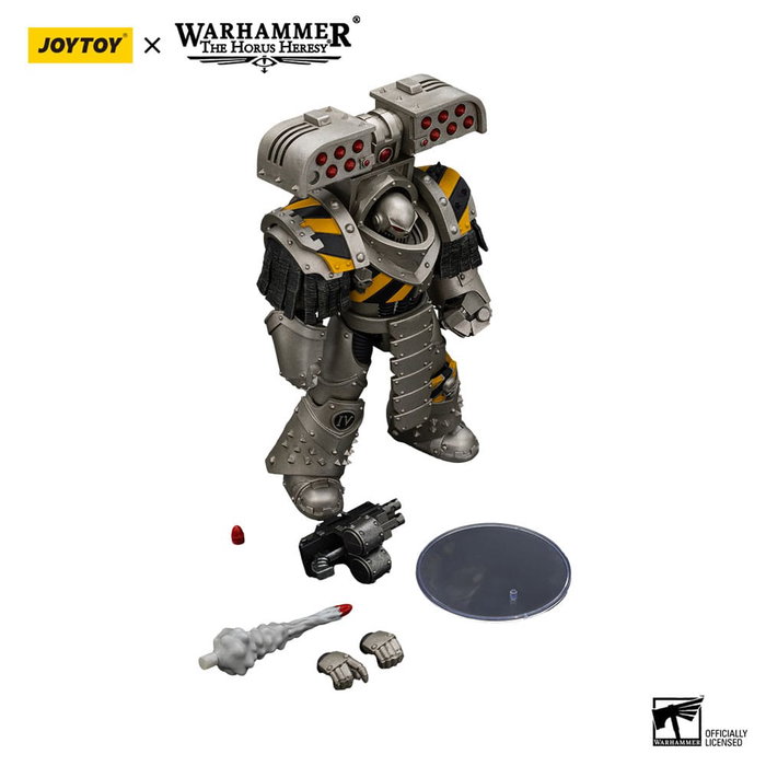 Joy Toy Warhammer The Horus Heresy Iron Warriors Tyrant Siege Terminator avec lance-roquettes, 14 cm Joy Toy Warhammer The Horus Heresy Iron Warriors Tyrant Siege Terminator avec lance-roquettes, 14 cm
