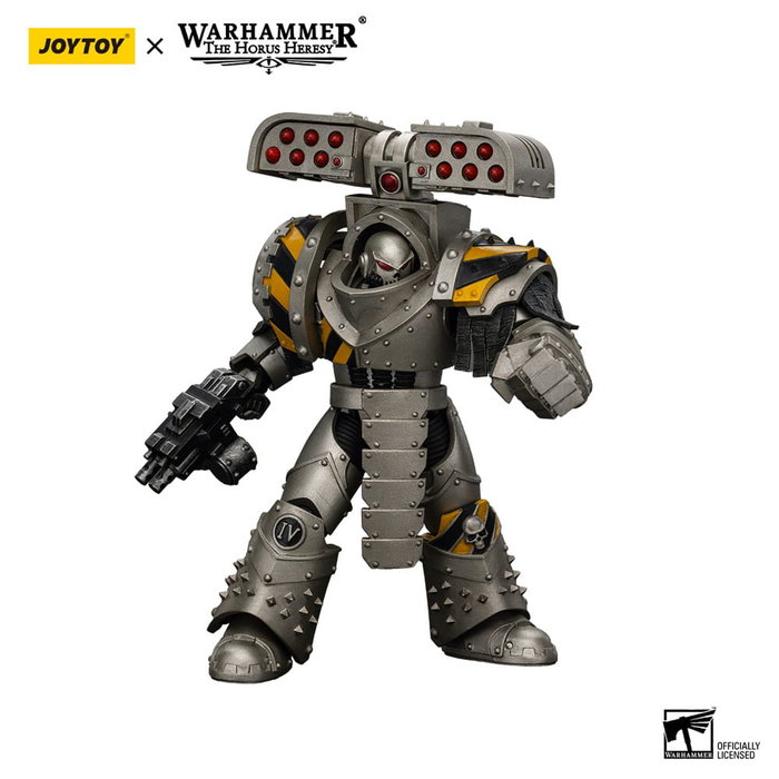 Joy Toy Warhammer The Horus Heresy Iron Warriors Tyrant Siege Terminator avec lance-roquettes, 14 cm Joy Toy Warhammer The Horus Heresy Iron Warriors Tyrant Siege Terminator avec lance-roquettes, 14 cm